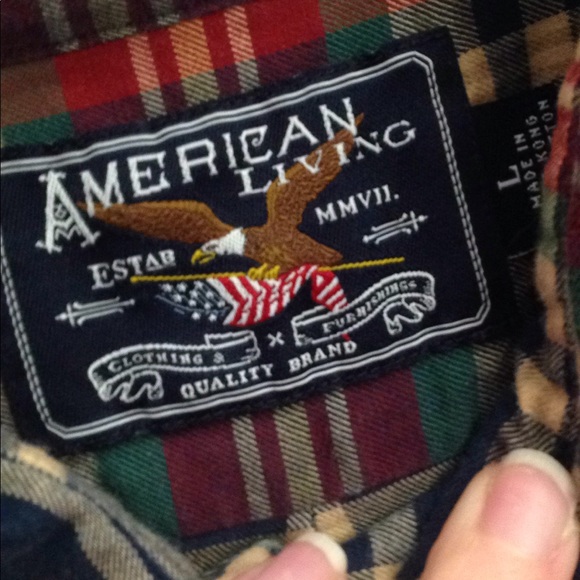 Men's American living button down - Picture 2 of 2